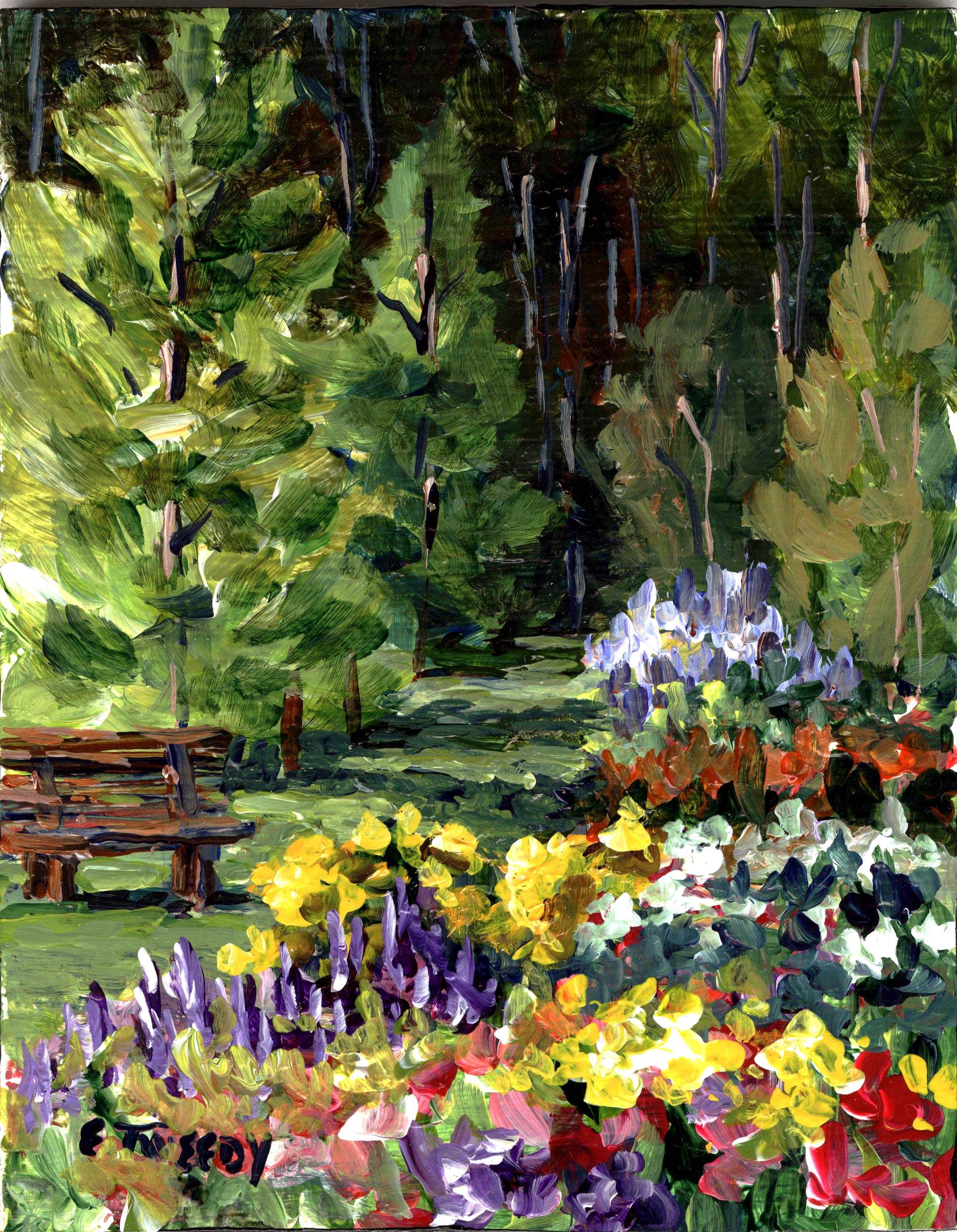 Elaine Tweedy - Marion Shipley Garden, Devonian Botanic Garden (Sold)