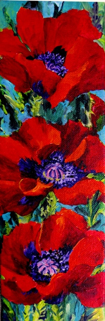 Elaine Tweedy - Crimson Trio (sold)