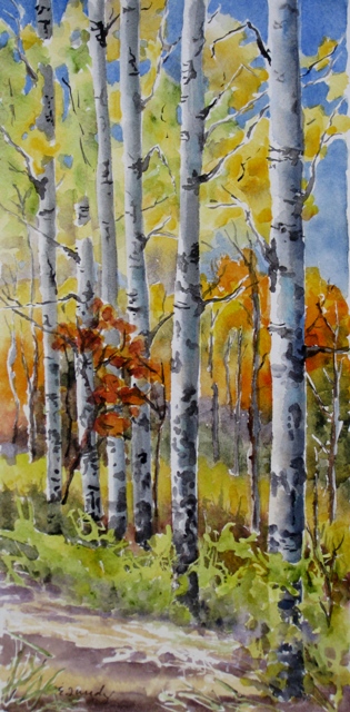 Elaine Tweedy - Down the Path, Road to Pyramid Lake