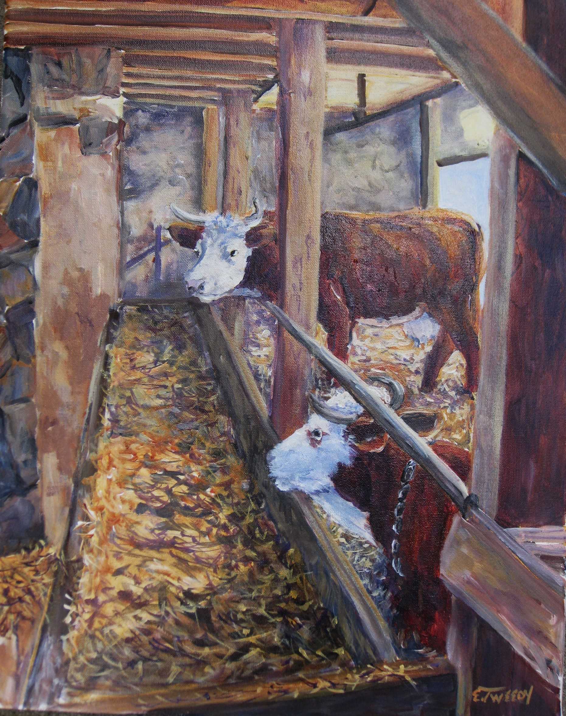 Elaine Tweedy - Two Girls (sold)