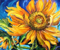 Elaine Tweedy - Dancing Sun  (SOLD)