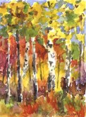 Elaine Tweedy - Miniature Fall Landscape IV (SOLD)