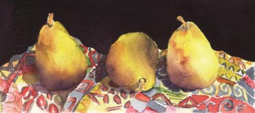 Elaine Tweedy - Three Yellow Pears (SOLD)
