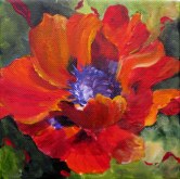 Elaine Tweedy - Red Oriental Poppy (SOLD)