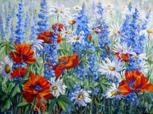 Elaine Tweedy - Artist's Garden II (sold)