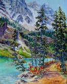 Elaine Tweedy - Trail Around Lake Louise
