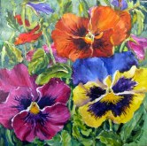 Elaine Tweedy - Pansy Mix (sold)