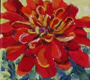 Elaine Tweedy - Happy Collection Red zinnia