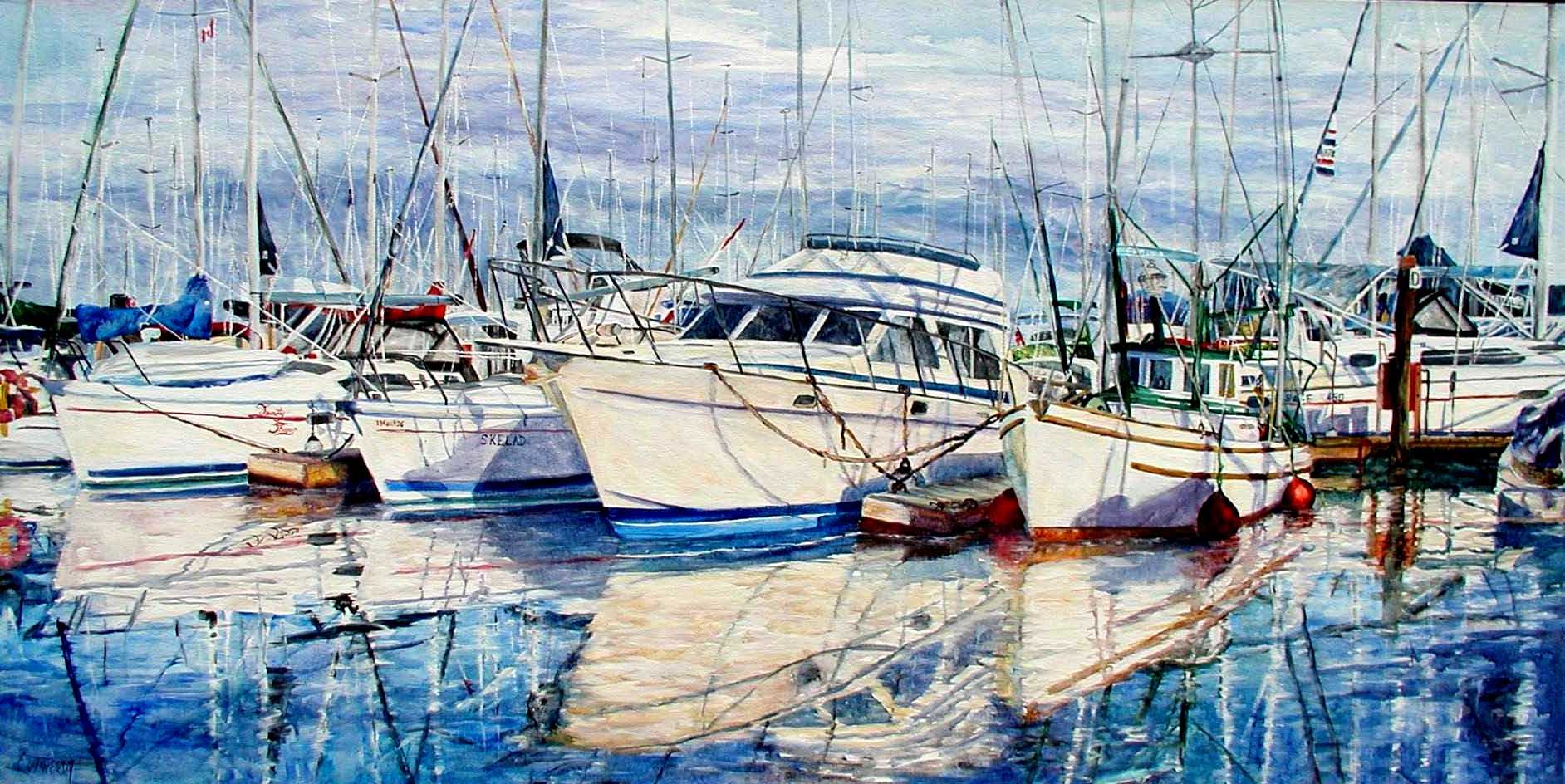 Elaine Tweedy - Out of the Blue, Granville Island Marina