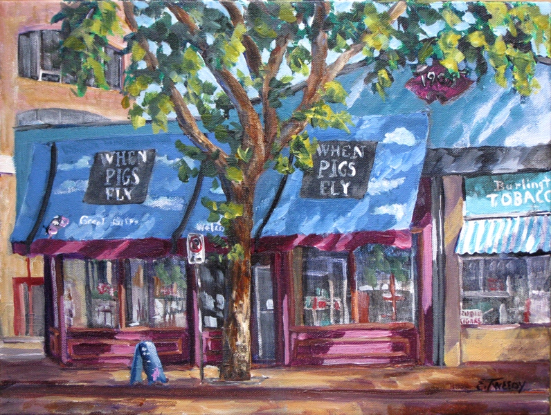 Elaine Tweedy - When Pigs Fly (sold)