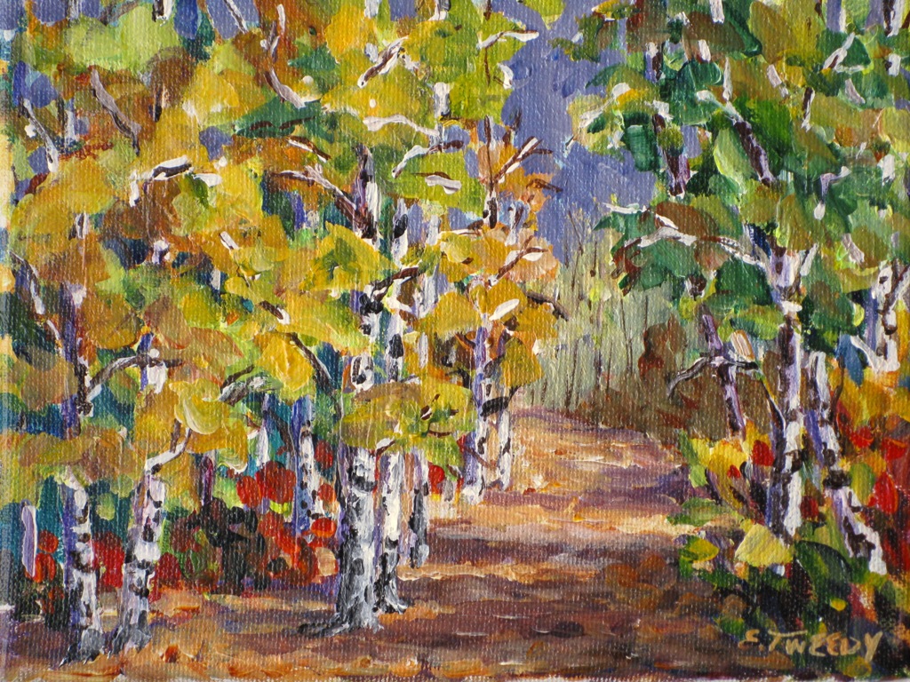 Elaine Tweedy - White Birch (Sold)