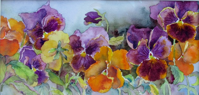Elaine Tweedy - Pansy Melody (SOLD)