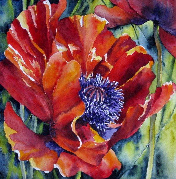 Elaine Tweedy - Oriental Poppy II (SOLD)