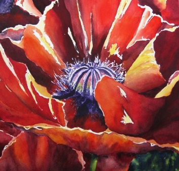 Elaine Tweedy - Shades of Red (sold)