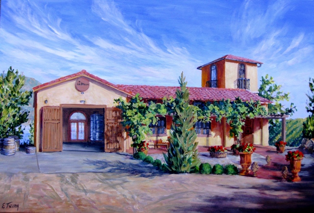 Elaine Tweedy - La Stella Winery, Osoyoos (commission)