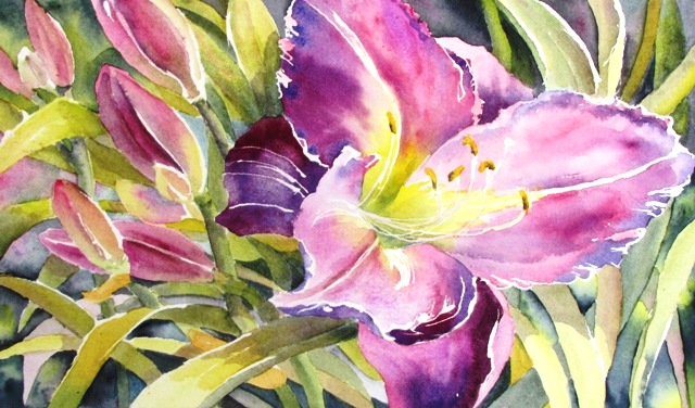Elaine Tweedy - A Lily a Day (SOLD)