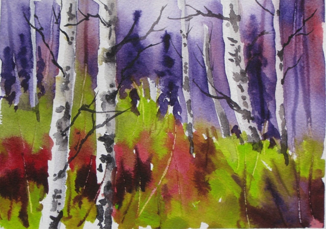 Elaine Tweedy - Fall Abstract II (SOLD)