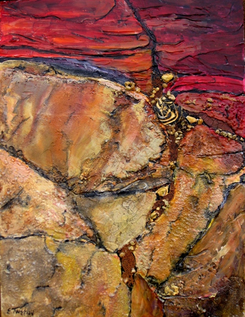 Elaine Tweedy - Layers of Red Rock and Yellow