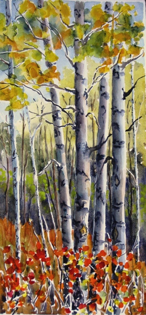 Elaine Tweedy - Autumn in Full Swing Pyramid Lake Road 