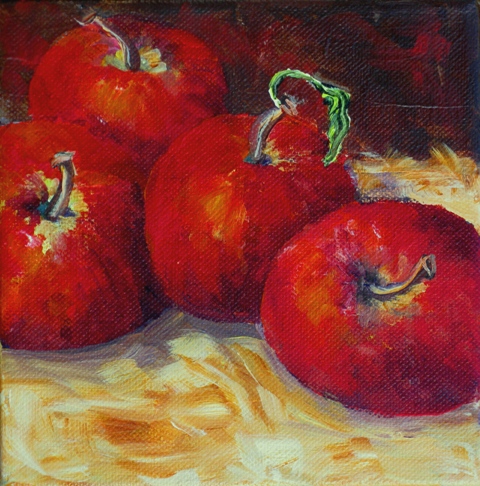 Elaine Tweedy - Apple Still Life (SOLD)