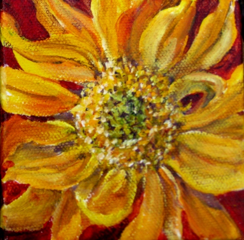 Elaine Tweedy - Happy Collection Sunflower V (SOLD)