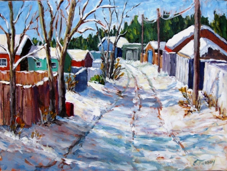 Elaine Tweedy - February Shadows (Sold)