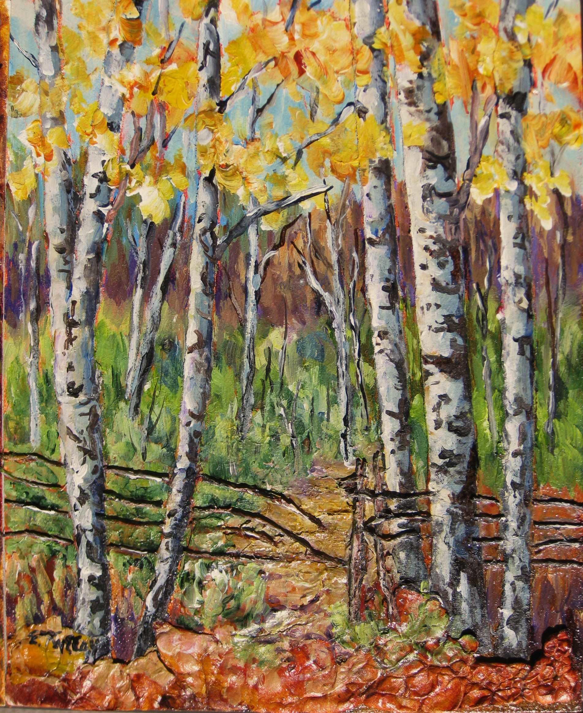 Elaine Tweedy - Walk down the Trail (SOLD)