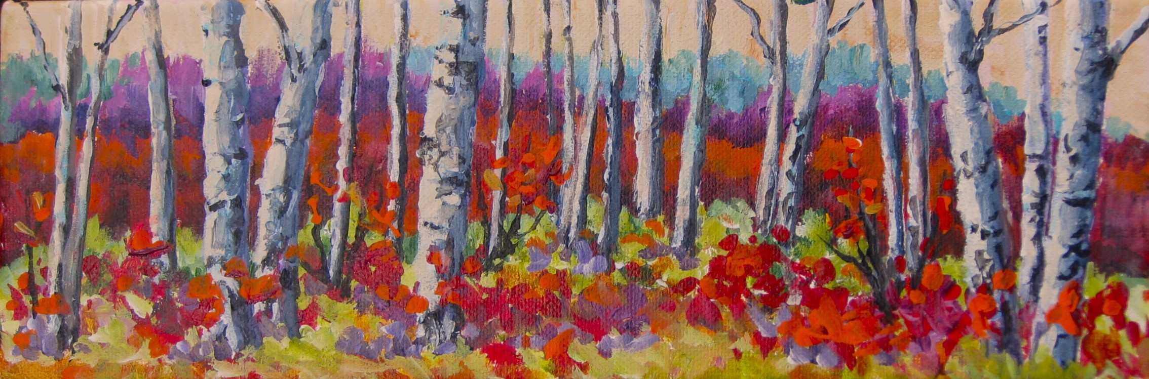 Elaine Tweedy - Forest Layers (sold)