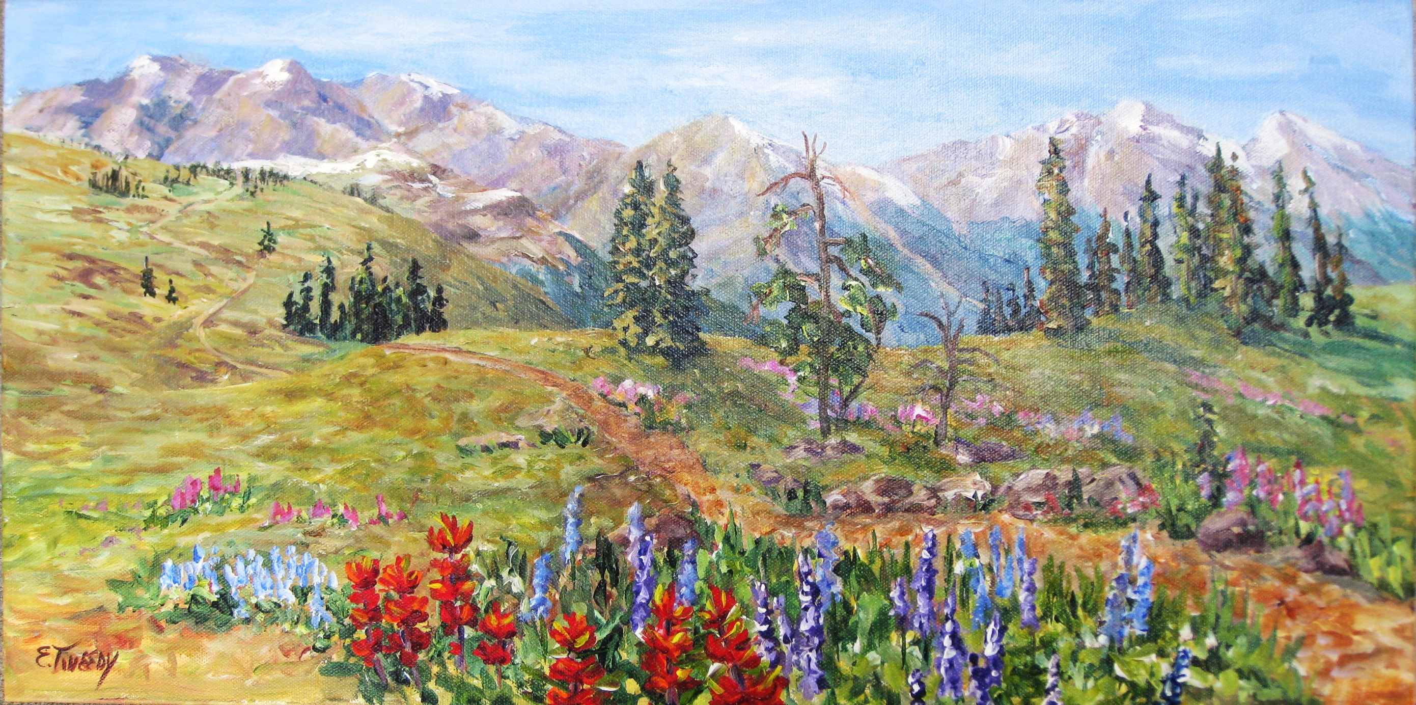 Elaine Tweedy - Mountains, Meadows and Memories, Sunshine Meadows 
