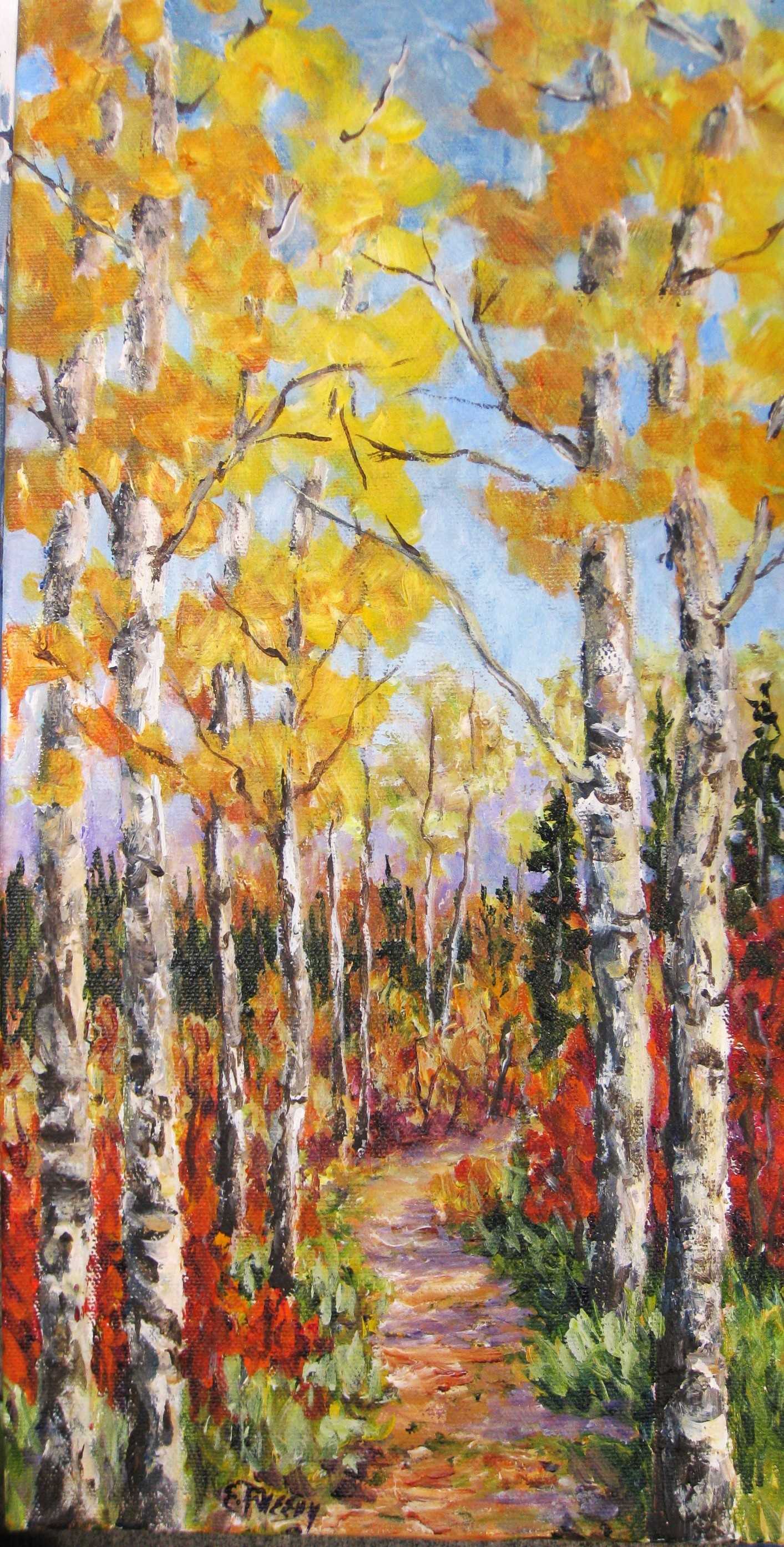 Elaine Tweedy - A Warm Autumn Walk