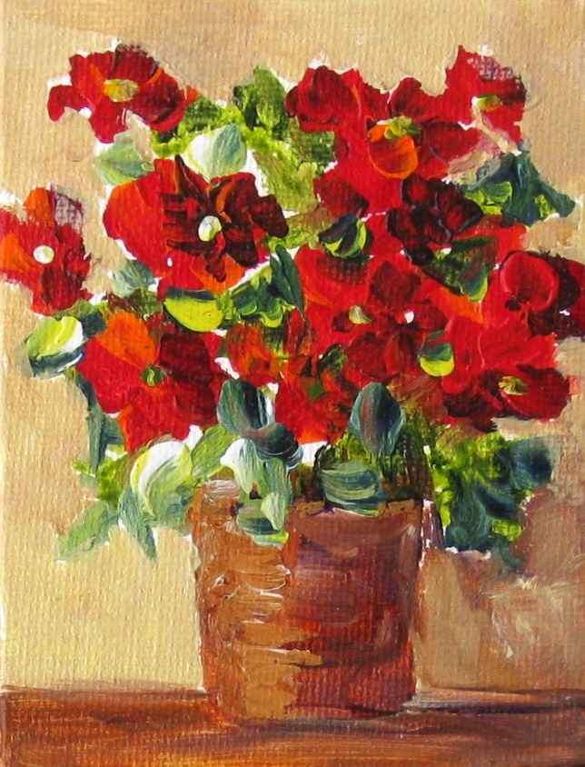 Elaine Tweedy - Scarlet Geranium (sold)