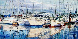 Elaine Tweedy - Out of the Blue, Granville Island Marina