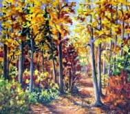Elaine Tweedy - Glorious Colours of Fall, Pembina Provincial Park, AB (SOLD