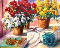 Elaine Tweedy - Still Life with Mums